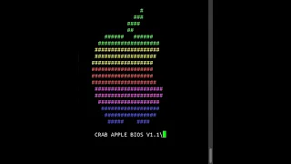 Crab Apple BIOS; minimal Apple I replica (6502 homebrew)