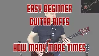 Super Easy Guitar Songs for Beginners: How Many More Times