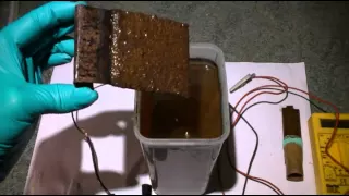 How to make copper oxide (CuO) using electrolysis