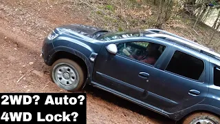 Dacia Duster 2WD vs 4WD Offroad Mud Test