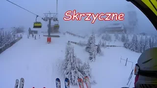 Skrzyczne - Zbójnicka Kopa - Hala Skrzyczeńska,  niebieska trasa narciarska nr 3a