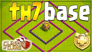 TH7 BASE with LINK (2023) Clash of Clans