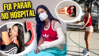 CAÍ DE PATINS E FUI PARAR NO HOSPITAL! 😭😭 *olha isso*