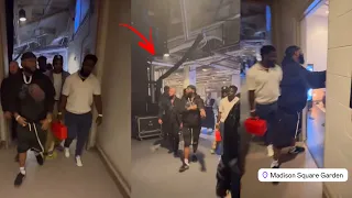 Davido Arrive Madison Square Garden New York with his Full Team for his Concert