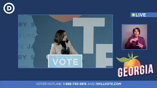 Vice President-elect Kamala Harris Campaigns For Jon Ossoff And Raphael Warnock in Savannah Georgia.