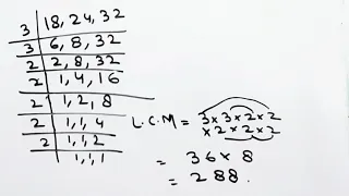 Find the smallest 4 digit number which is exactly Divisible by 18,24,32 I @brainosolutions