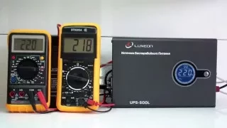 ИБП Luxeon UPS-500L, для котлов отопления, чистая синусоида, внешняя АКБ