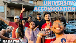 University Accommodation✨ | Ma Kastalu | Masters in USA | Dayton |  Telugu Vlogs from USA❤️ |