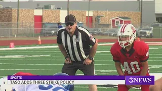 Texas Association of Sports Officials adds new 'Three Strike Policy'