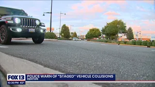 Renton Police warn of 'staged accidents' used to carjack victims | FOX 13 Seattle