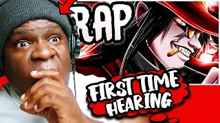 NON ANIME FAN REACTS To ALUCARD RAP | "Blood" | RUSTAGE ft. TOPHAMHAT-KYO [HELLSING] REACTION
