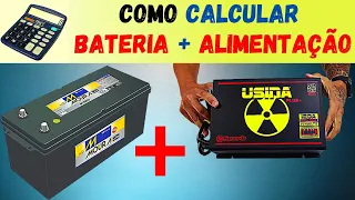 4 DICAS E CALCULAR BATERIA + FONTE DO SEU SOM AUTOMOTIVO ANO NOVO