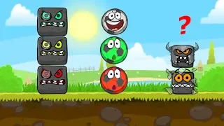 RED BALL 4 (GREEN + RED + WHITE) SOCCER BALL 'FUSION BATTLE' with CLASSIC BOSSES VOLUME 1 New Update