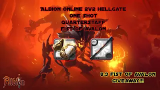 Giveaway on 4/10!!! [Albion Online] 2v2 HellGates One shot - Quarterstaff - Fist of Avalon
