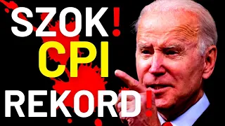 SZOK INFLACJA CPI W USA Rekordowa!🔥 Ceny rosły najszybciej od ponad 40 lat!🔥