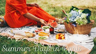 Everyday summer life in Paris/ Baskets, cats & a picnic in the woods/ Touring Paris by bicycle