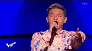 Kamil | Papa (Big Flo & Oli) | The Voice Kids 2022 (France) | Blind Auditions