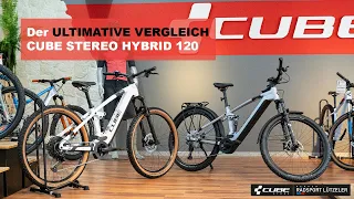 Ein E-Bike für die Stadt, Tour und Trail - CUBE Stereo Hybrid 120 vs. Stereo Hybrid 120 Allroad