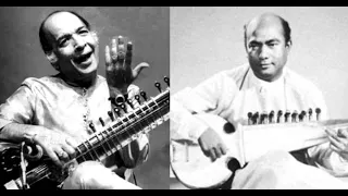 Ustad Vilayat Khan (sitar) & Ustad Ali Akbar Khan (sarod) - Raga Pilu (Live in concert)💖