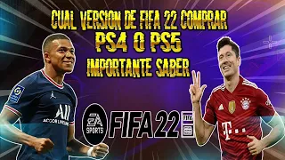 CUAL VERSION DE FIFA 22 COMPRAR PS4 O PS5 IMPORTANTE SABER ANTES DE COMPRAR