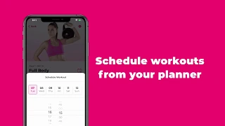 Check out our all NEW workout planner experience in the SWEAT App.