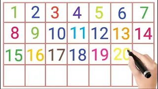 number 1 to 25 | learn numbers | 1-25 number | counting numbers 123 #number #counting  alphabet-223