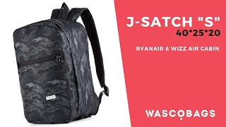 Рюкзак для ручної поклажі 40х20х25 | Wascobags U-Light S (Ryanair, Wizz Air Cabin)