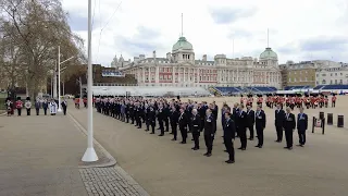 Scots Guards: Regimental Remembrance Day: London 16/04/23.