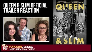 Queen & Slim (OFFICIAL TRAILER) Daniel Kaluuya - Nadia Sawalha & The Popcorn Junkies Reaction