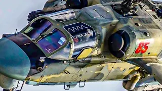 Russia Released This RAW Footage of Ka-52 Attack Helicopter's Operation in Ukraine - It Looks Scary!