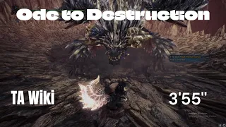 Tempered Ruiner Nergigante Hammer Speedrun NO HEROICS TA 3'55''