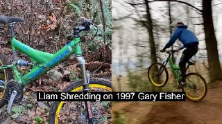 Liam Shredding on 1997 Gary Fisher!!!