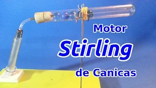 Motor Stirling de Canicas