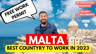 MALTA IS THE BEST COUNTRY TO WORK IN 2023