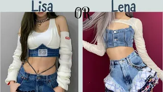 Lisa or Lena ~ Best outfit ~ Korean style ~ Fashion ~ Korean outfit ~ Korean trend ~ style
