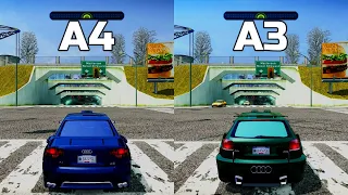 NFS Most Wanted: Audi A4 3.2 FSI Quattro vs Audi A3 3.2 Quattro - Drag Race