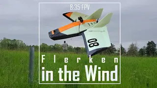 (nano) Flerken in the Wind - Fixed Wing Action | 8:35 FPV