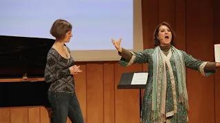 Masterclass Conservatorio Superior de Liceu, Barcelona, Spain: Non si da' follia maggiore (3)