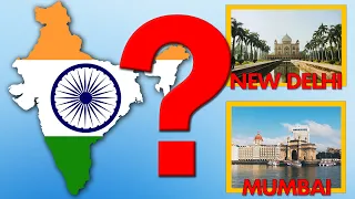 Guess The Capital From The Map - EASY LEVEL | COUNTRY CAPITAL QUIZ
