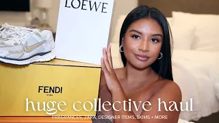 HUGE COLLECTIVE HAUL | FRAGRANCES, SSENSE, KITH, BECAUSE OF ALICE, ZARA, SKIMS, DESIGNER + MORE!