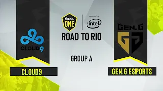 CSGO -  Gen.G Esports vs. Cloud9 [Inferno] Map 3 - ESL One Road to Rio - Group A - NA