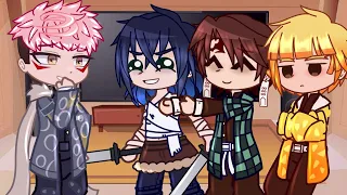 Kamaboko Squad React To Yuji As New Demon Slayer  // Gacha React