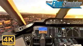 (4K) Microsoft Flight Simulator 2020 *ULTRA GRAPHICS* 787-10 Smooth Landing in Malaysia