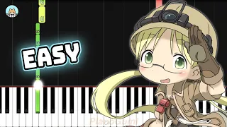 [full] Made in Abyss OST - "Hanezeve Caradhina" - EASY Piano Tutorial & Sheet Music