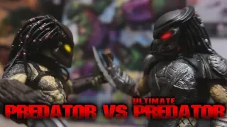 The Predator vs The Fugitive Predator Short Stop Motion - NECA Toy Battle