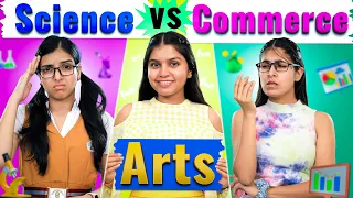 Arts Vs Science Vs Commerce | Topper vs Failure  | School Students Life | Anaysa