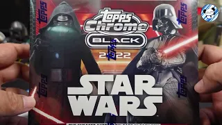 Galactic Black HIT! 2022 Topps Chrome Black Star Wars Review