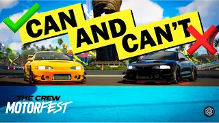 20 Things You CAN and CAN'T Do in THE CREW MOTORFEST