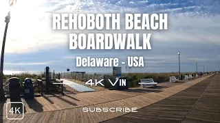 Rehoboth Beach, Delaware, USA | Award-Winning Boardwalk [4K]