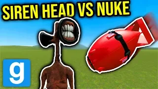 SIREN HEAD VS NUKE!! (gmod nextbot)